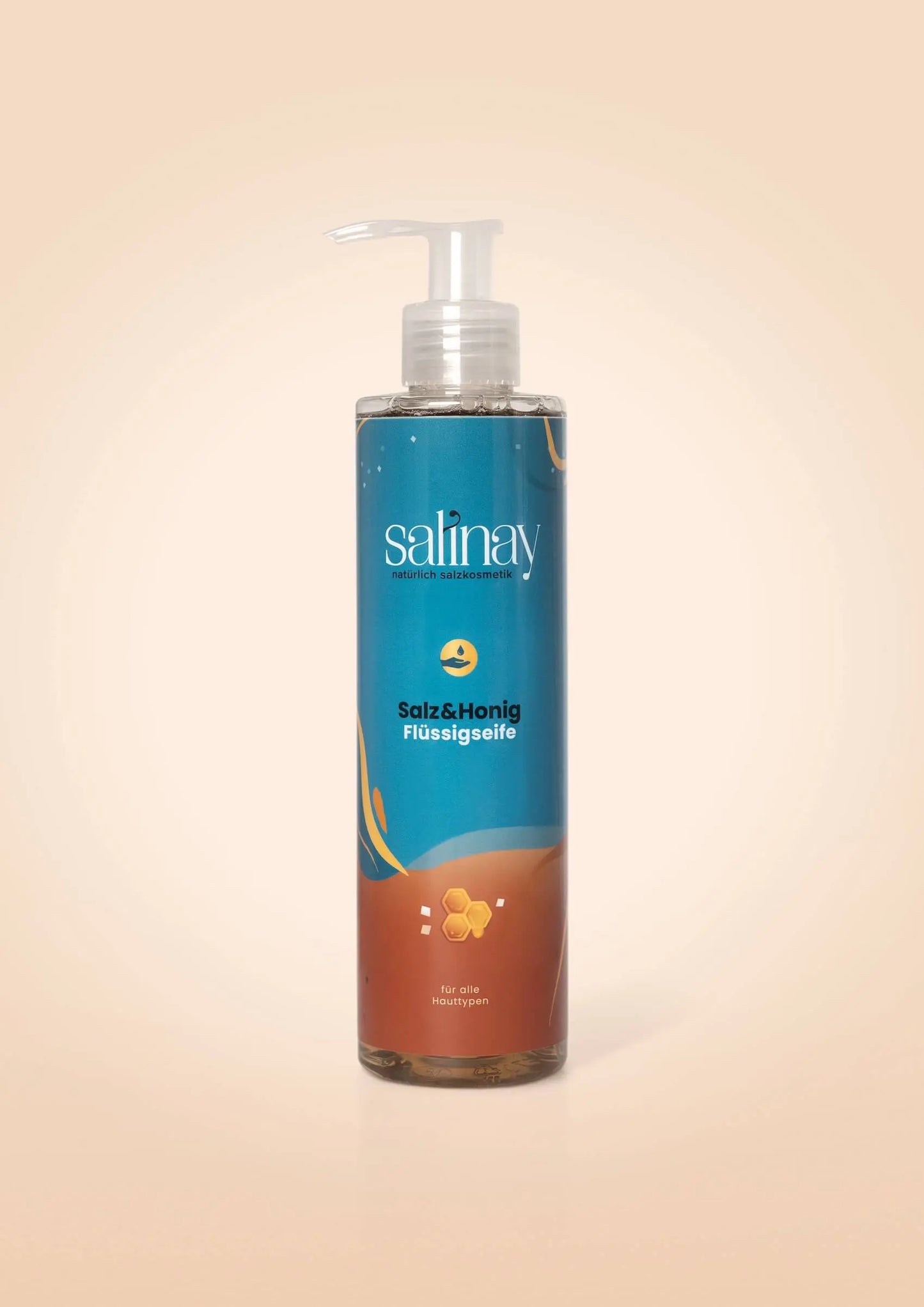 Salz und Honig Flüssigseife mit keltischem Meersalz und Akazienhonig