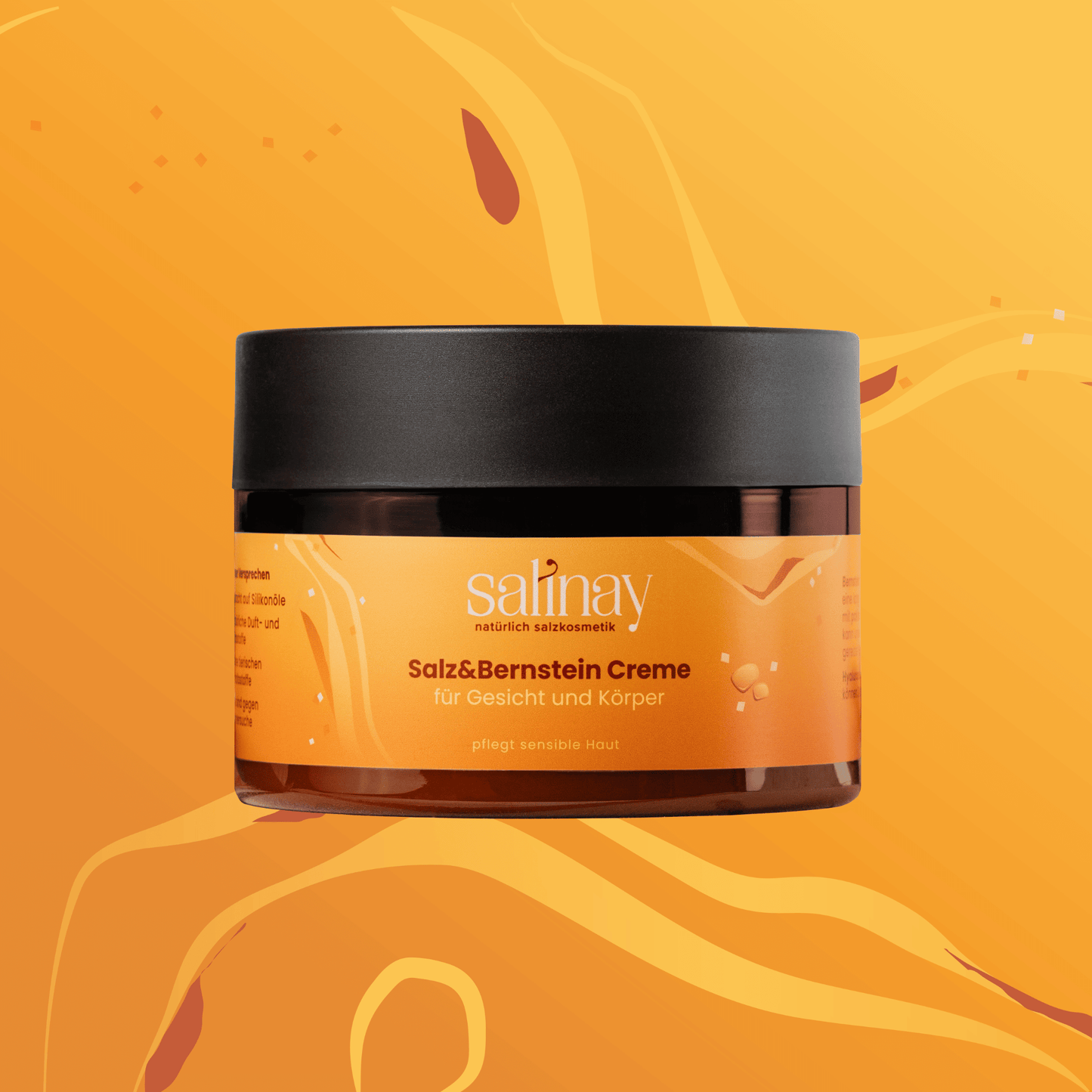 creme für gesicht und körper mit salz und bernstein von salinay salzkosmetik
